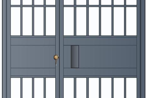 （雙扇電控平開(kāi)門(mén)、柵欄門(mén)）